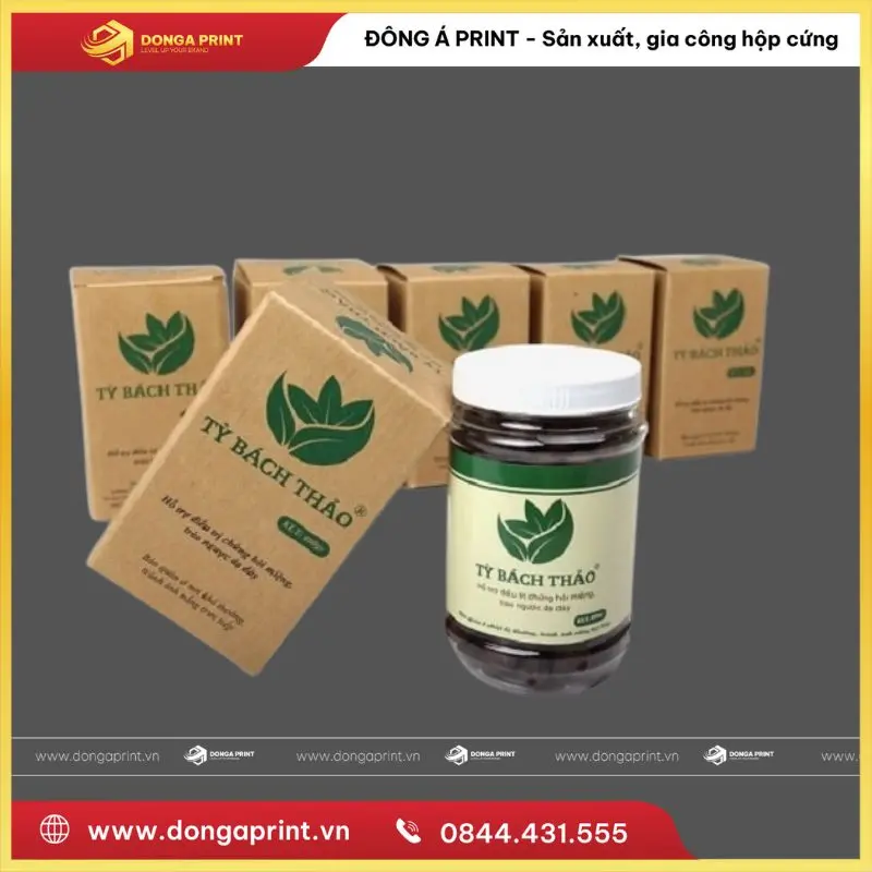 In hộp giấy thuốc Đông y