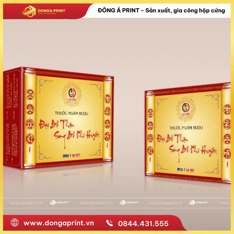 In hộp giấy thuốc Đông y