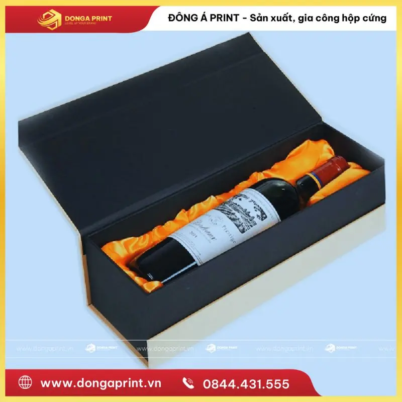 in hộp cứng đựng rượu