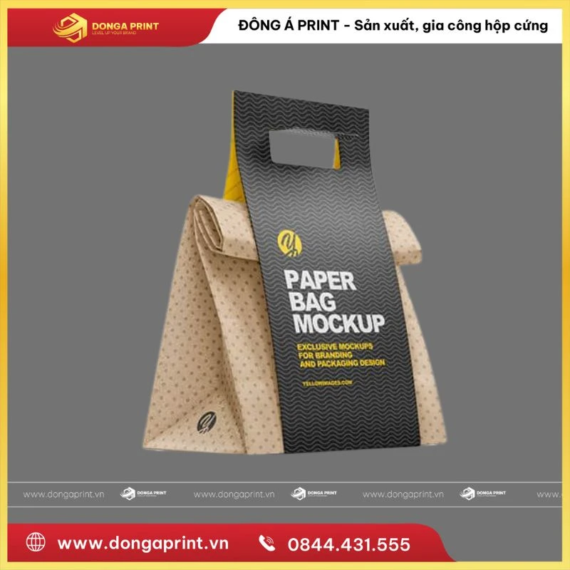 In Túi Giấy Kraft Có Quai: Giải Pháp Bao Bì Bền Vững Nâng Tầm Thương Hiệu Cùng Đông Á Print 12 in túi giấy kraft có quai
