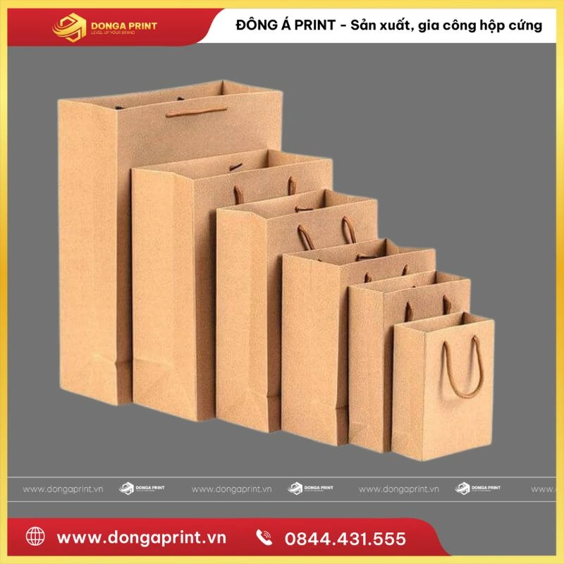 In Túi Giấy Kraft Có Quai: Giải Pháp Bao Bì Bền Vững Nâng Tầm Thương Hiệu Cùng Đông Á Print 18 in túi giấy kraft có quai