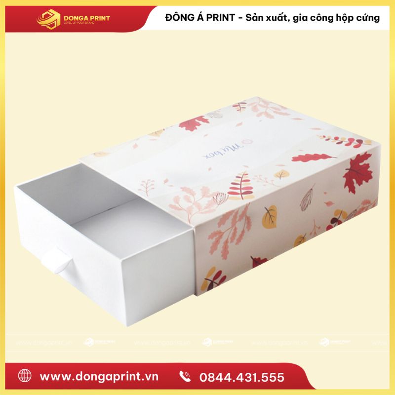 Hộp giấy đựng bánh kẹo dạng rút