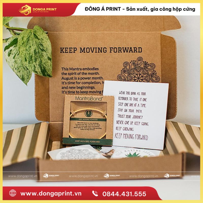 Mẫu hộp giấy Kraft đẹp nhất tại Đông Á Print