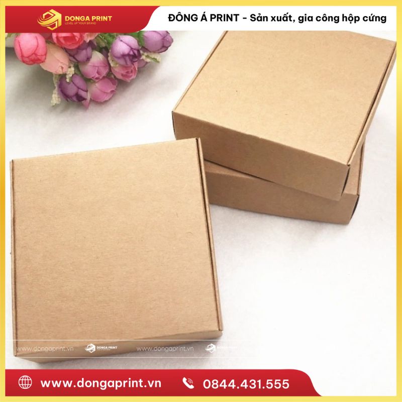 Mẫu hộp giấy Kraft đẹp nhất tại Đông Á Print