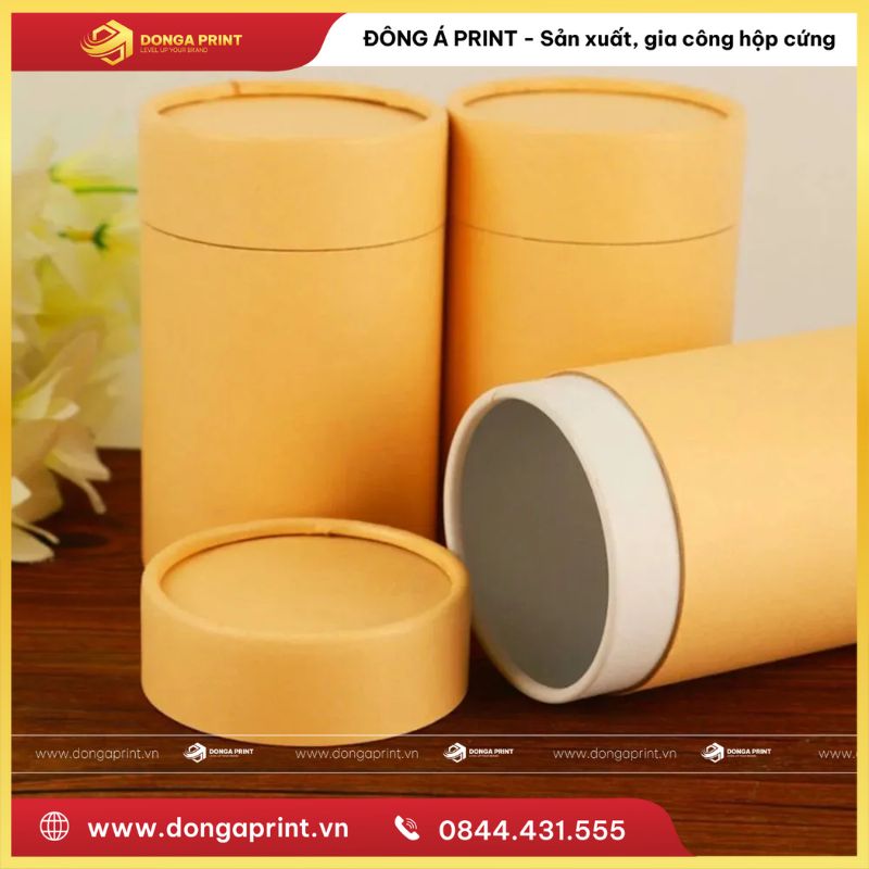 Hộp Kraft tròn