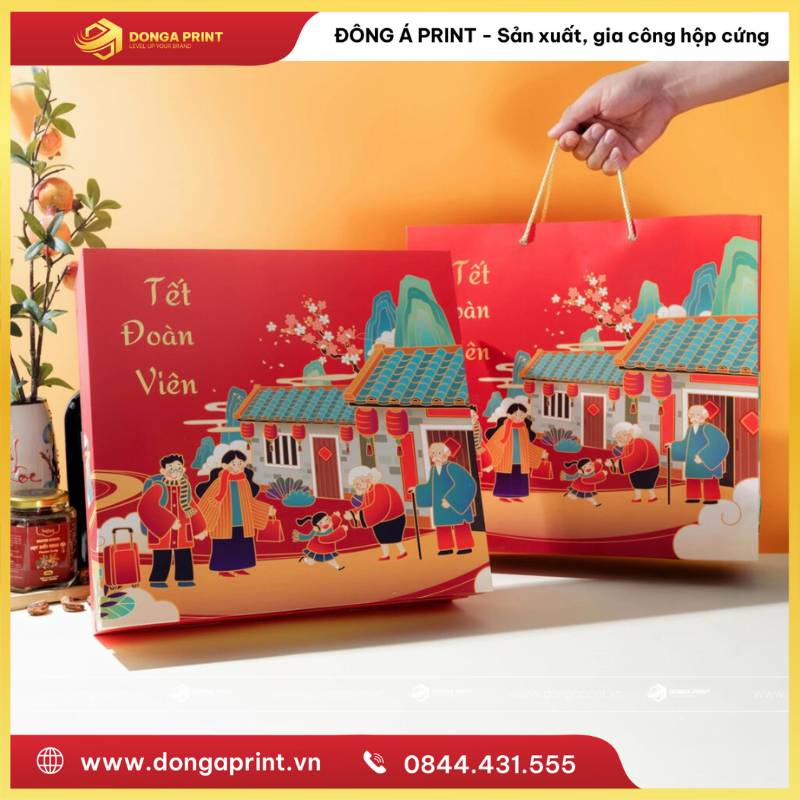 IN HỘP QUÀ TẾT TRUYỀN THỐNG 3 hộp quà Tết truyền thống