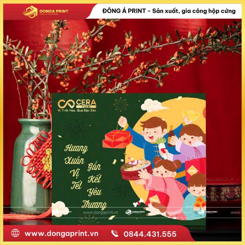 Mẫu 12+ Hộp Quà Tết Hình Vuông Cao Cấp, Xu Hướng Năm 2026 33 hộp quà tết vuông