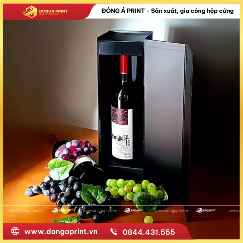 Mẫu in hộp giấy đựng rượu tại Đông Á Print