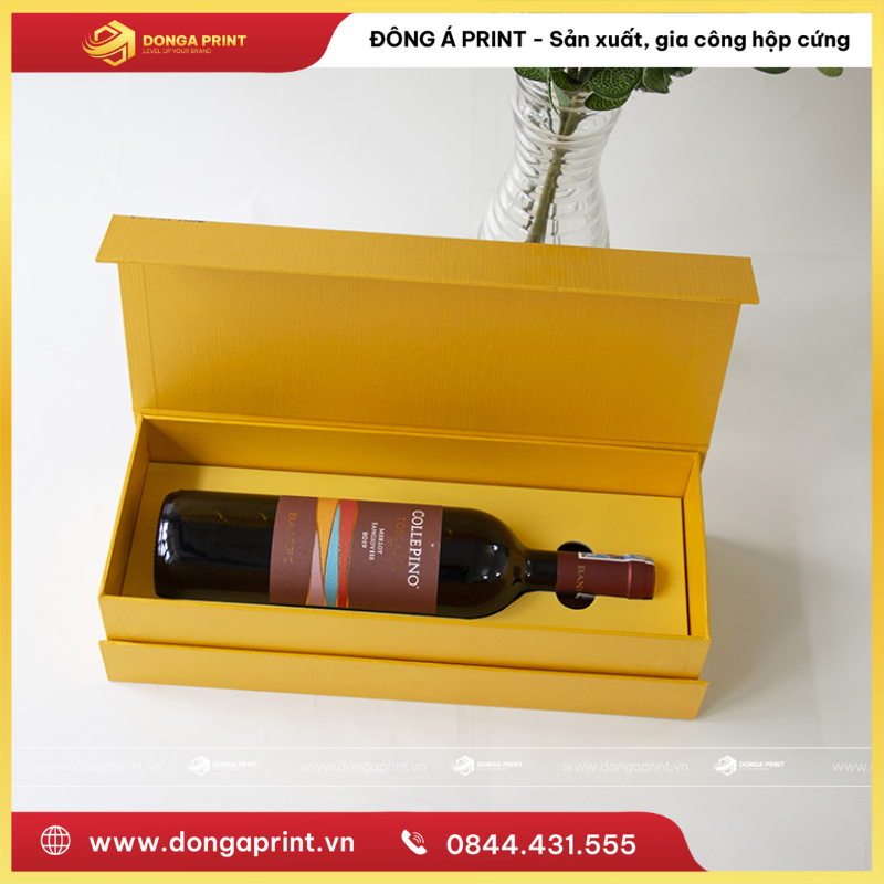 Một số công nghệ in ấn và gia công khi in hộp giấy đựng rượu
