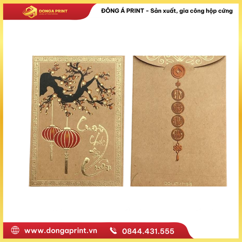 Top 10+ Mẫu In Bao Lì Xì Giấy Kraft Đẹp, Sang Trọng 22 in bao lì xì giấy kraft