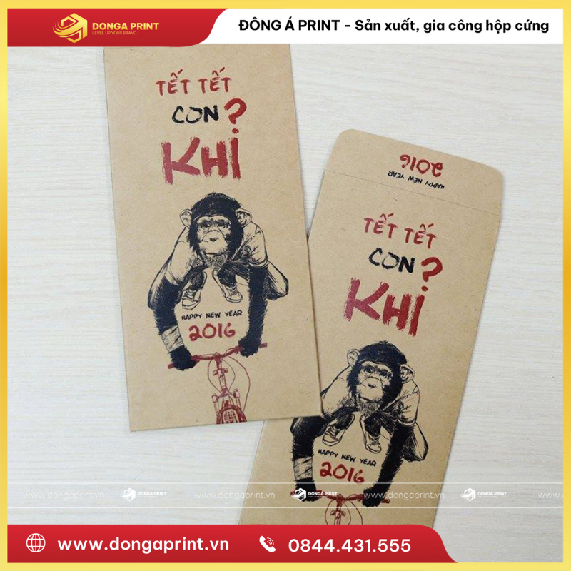 Top 10+ Mẫu In Bao Lì Xì Giấy Kraft Đẹp, Sang Trọng 30 in bao lì xì giấy kraft