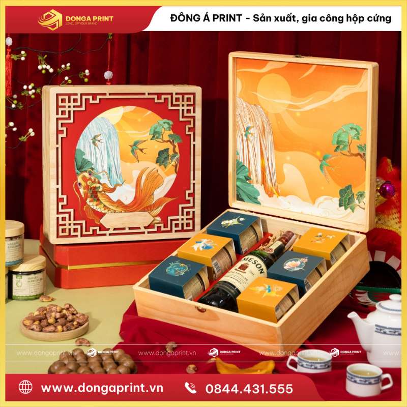 in hộp quà tết hà nội