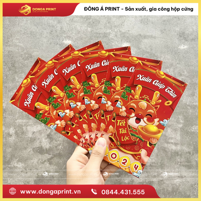 kích thước bao lì xì