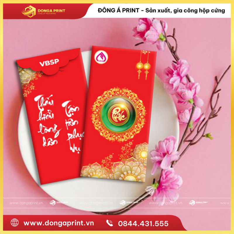 kích thước bao lì xì