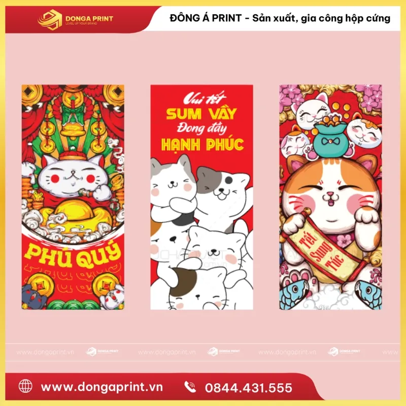 mẫu bao lì xì cute