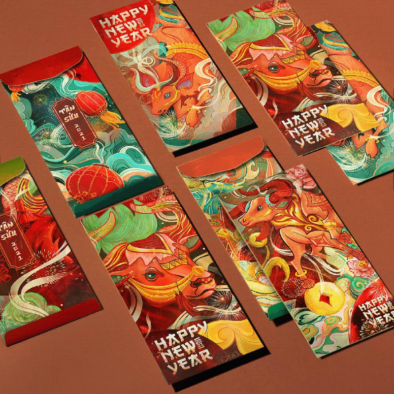thiết kế bao lì xì