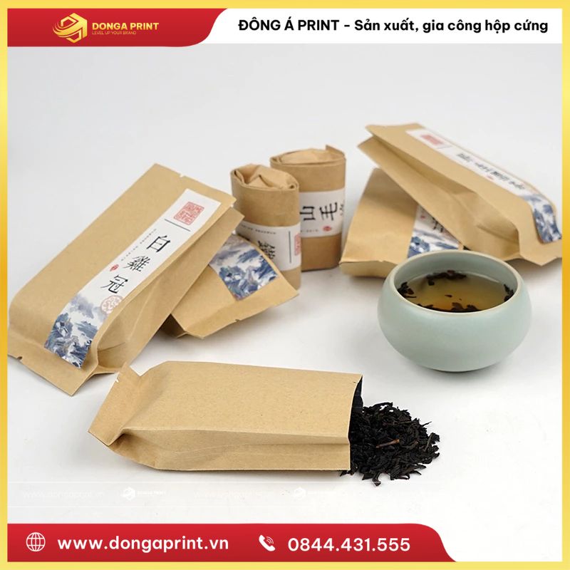 túi giấy đựng trà