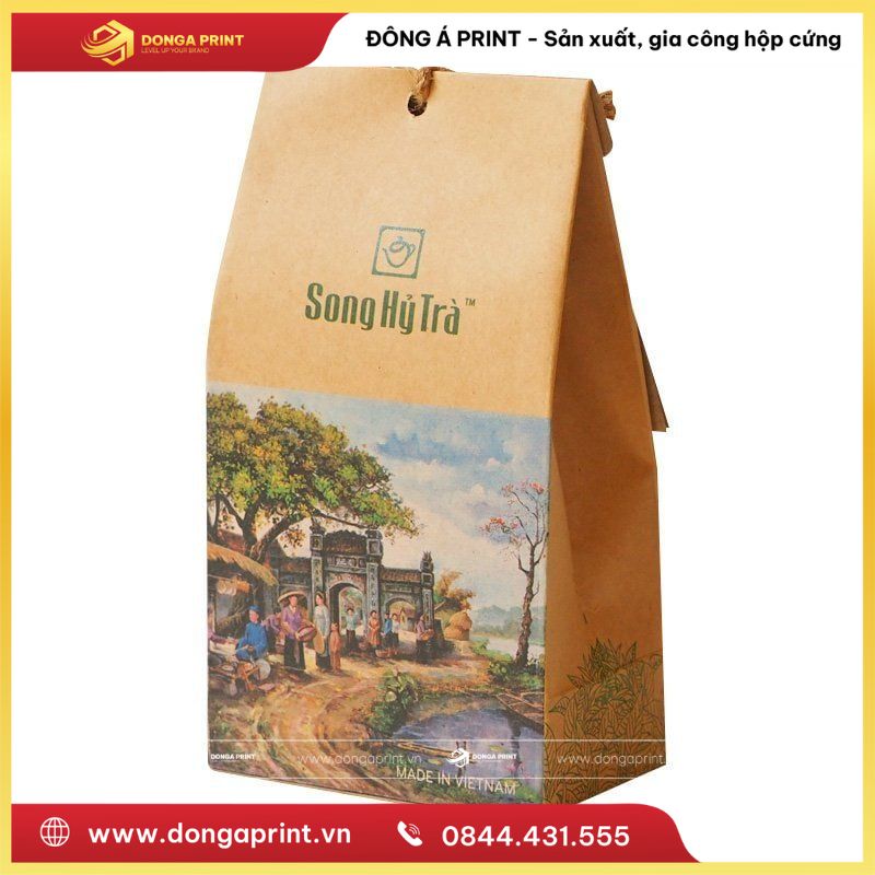 túi giấy đựng trà