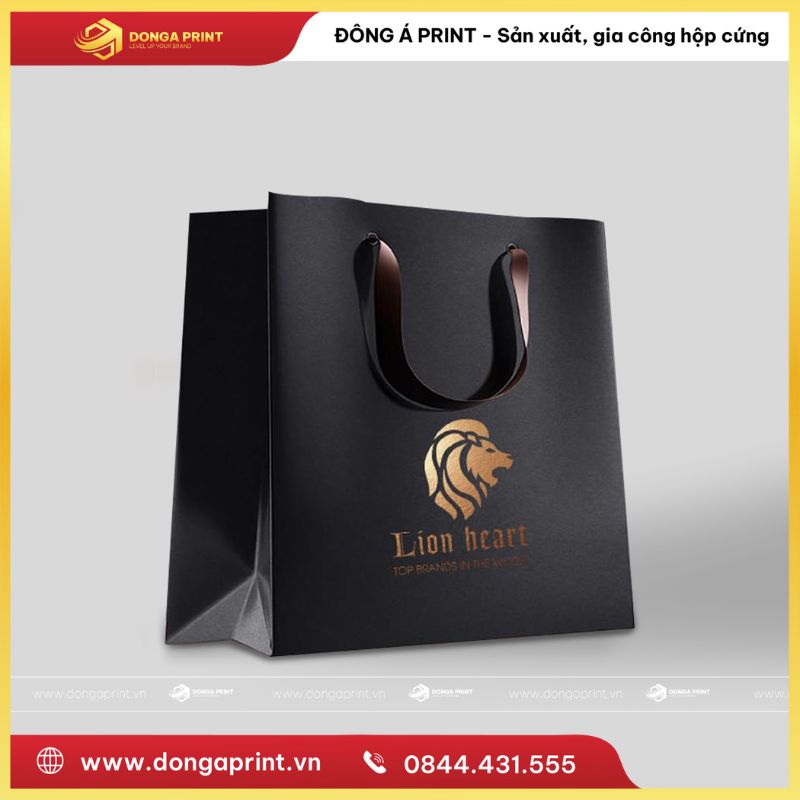túi giấy ép kim