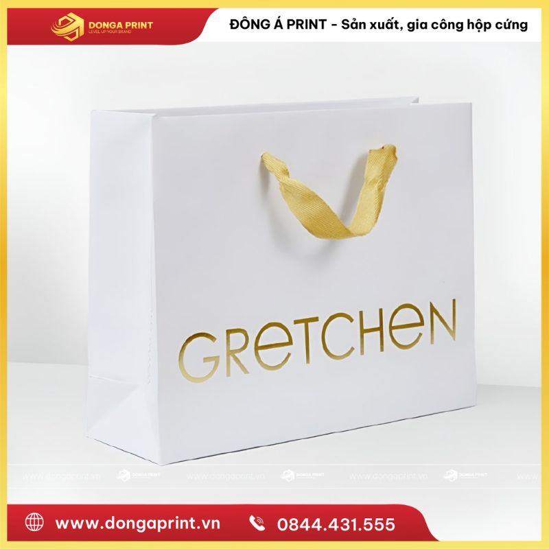 túi giấy ép kim