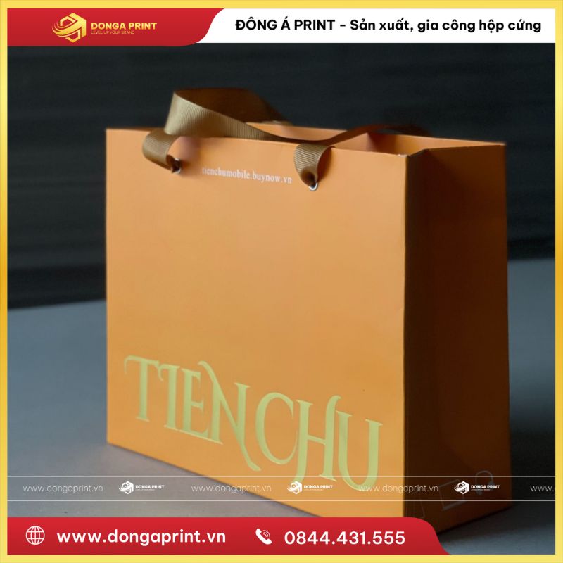 túi giấy ép kim