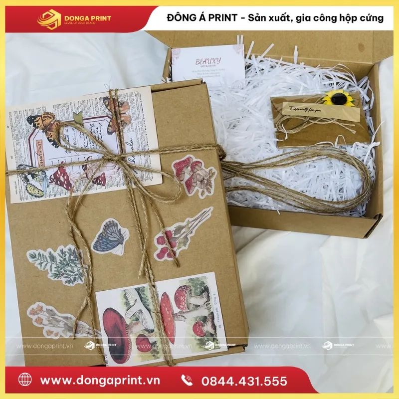 cách thắt nơ hộp quà Tết