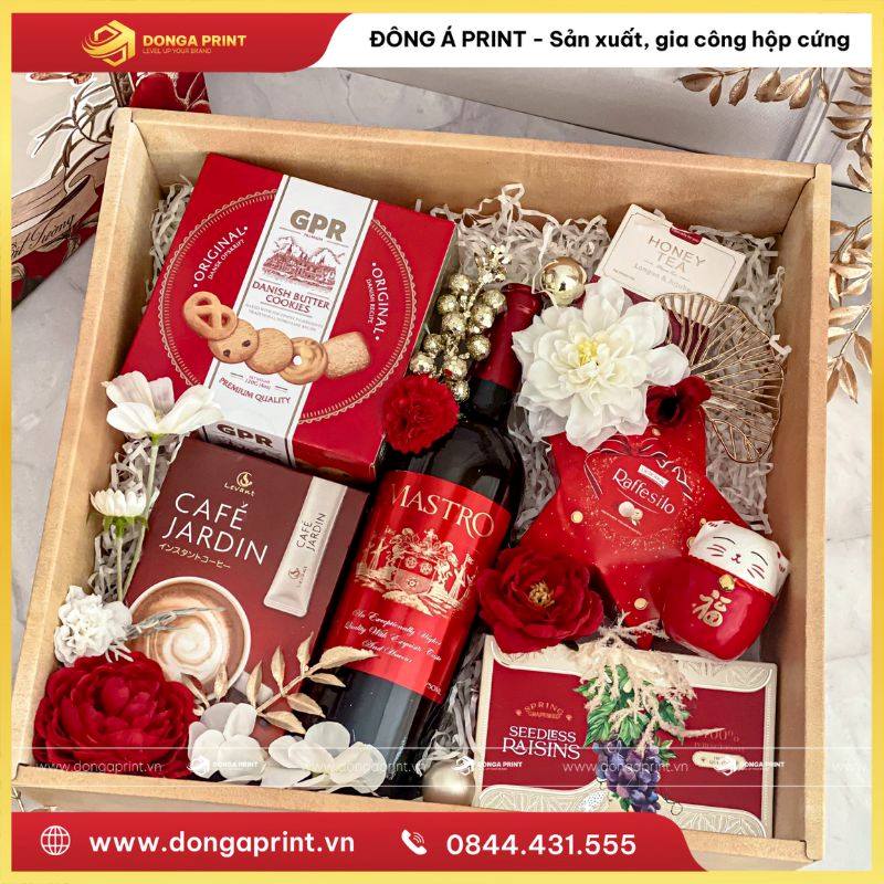Mẫu Hộp Quà Biếu Tết Sang Trọng, Ý Nghĩa , Giá Cực Tốt 11 hộp quà biếu tết
