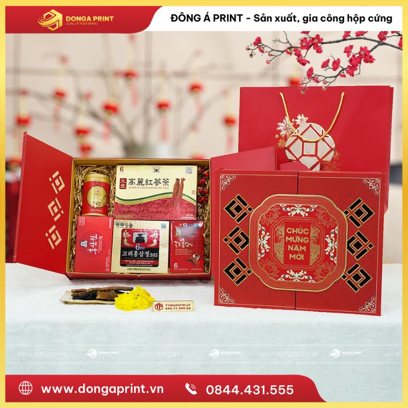 Mẫu Hộp Quà Biếu Tết Sang Trọng, Ý Nghĩa , Giá Cực Tốt 12 hộp quà biếu Tết