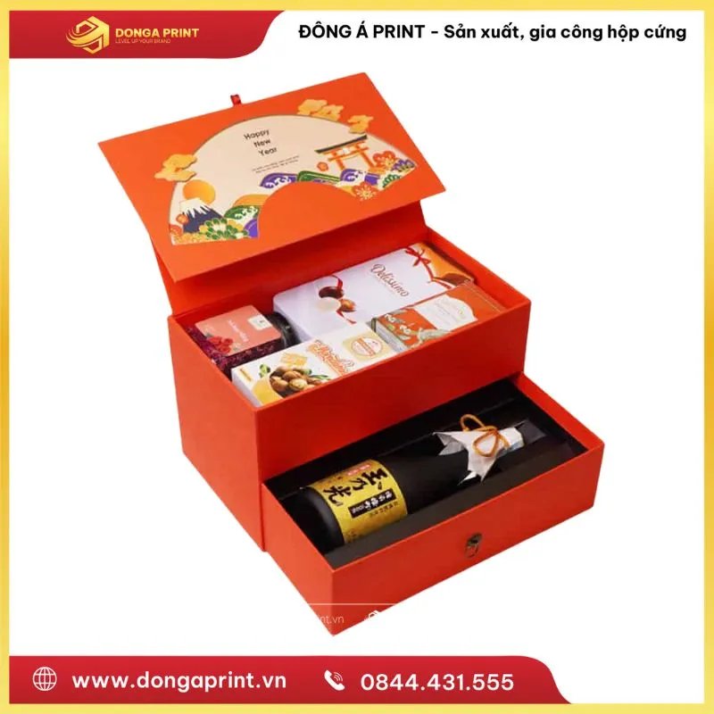 Hộp quà Tết 2 tầng