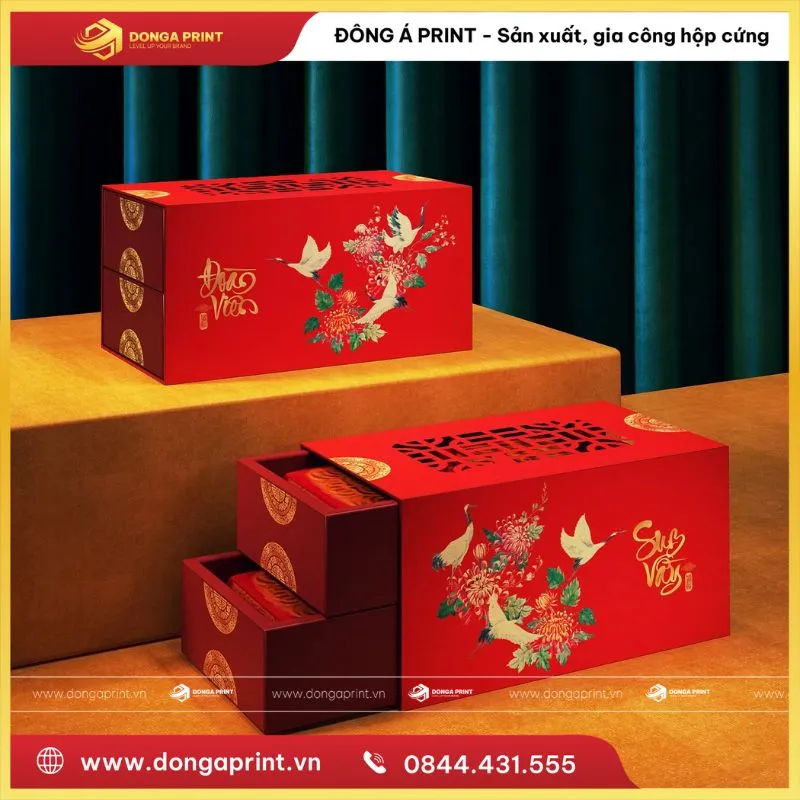 Hộp quà Tết 2 tầng
