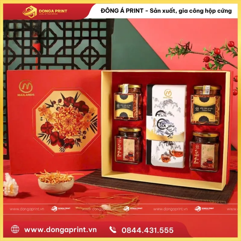hộp quà Tết đông trùng hạ thảo