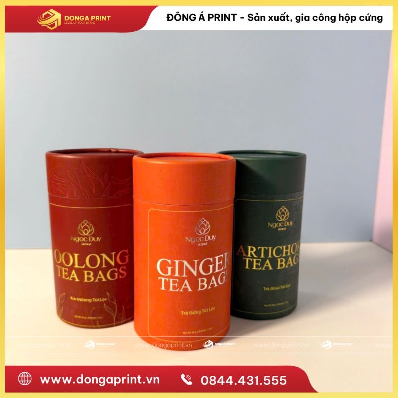hộp quà tết hình trụ