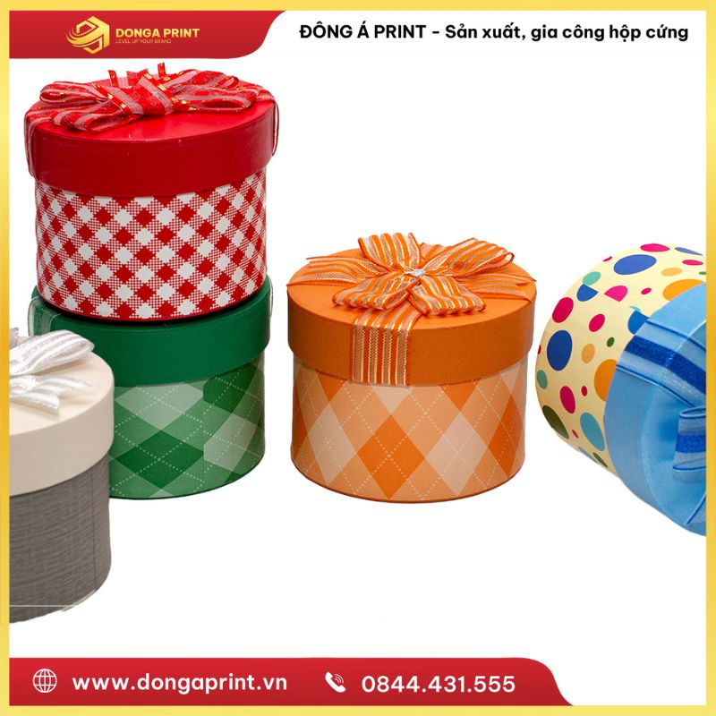 hộp quà tết hình trụ