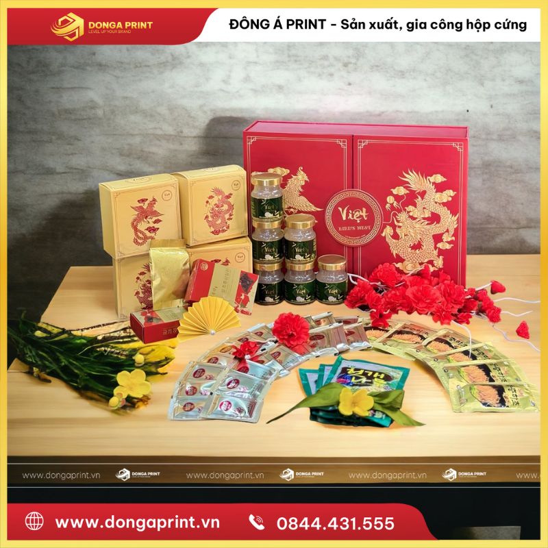 In Hộp Quà Tết Tại Đà Nẵng – Thiết Kế Đẹp, Giá Tốt, Giao Nhanh 18 hộp quà Tết tại Đà Nẵng