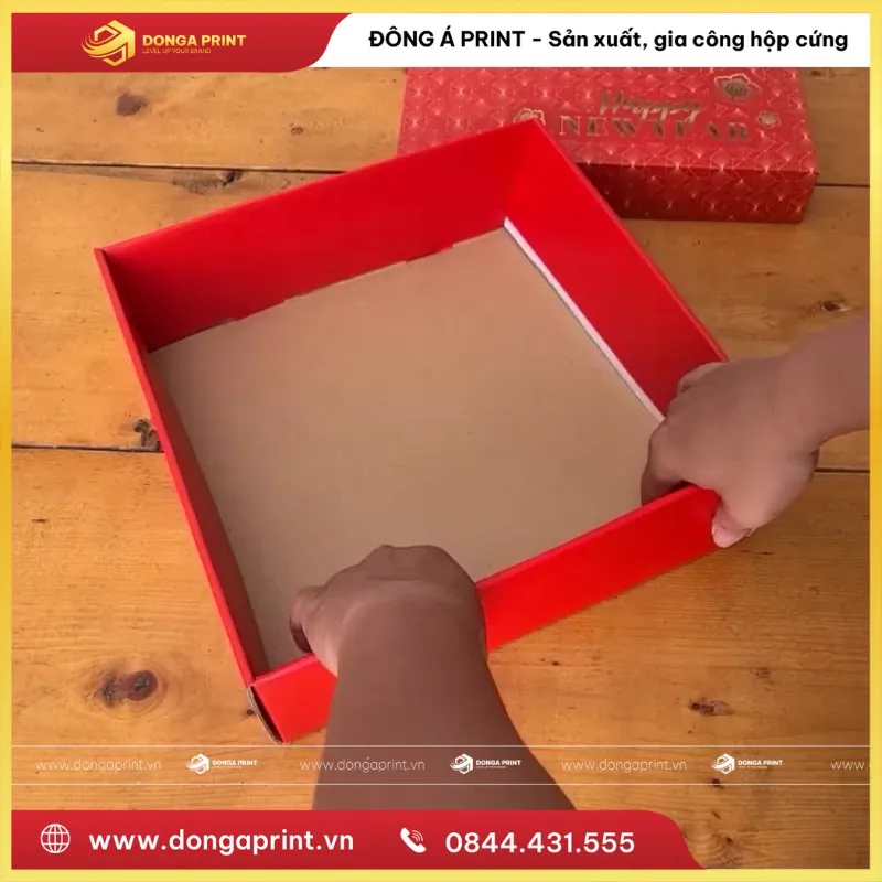 hướng dẫn gấp hộp quà tết