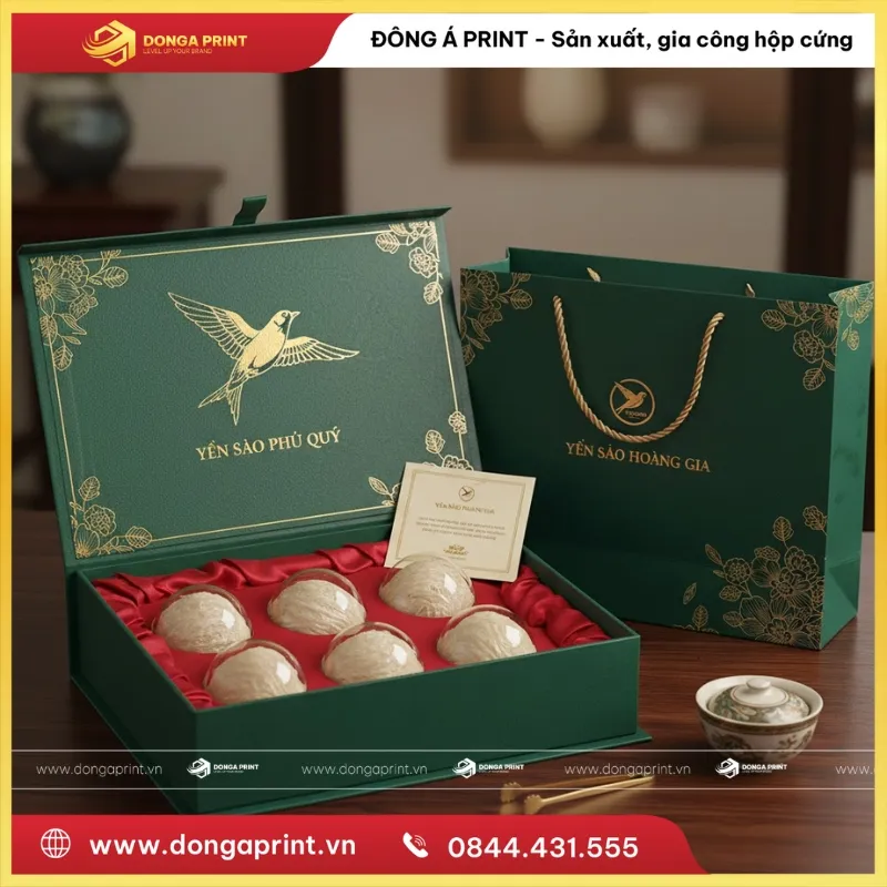 IN HỘP YẾN 50G 2 hộp yến 50g