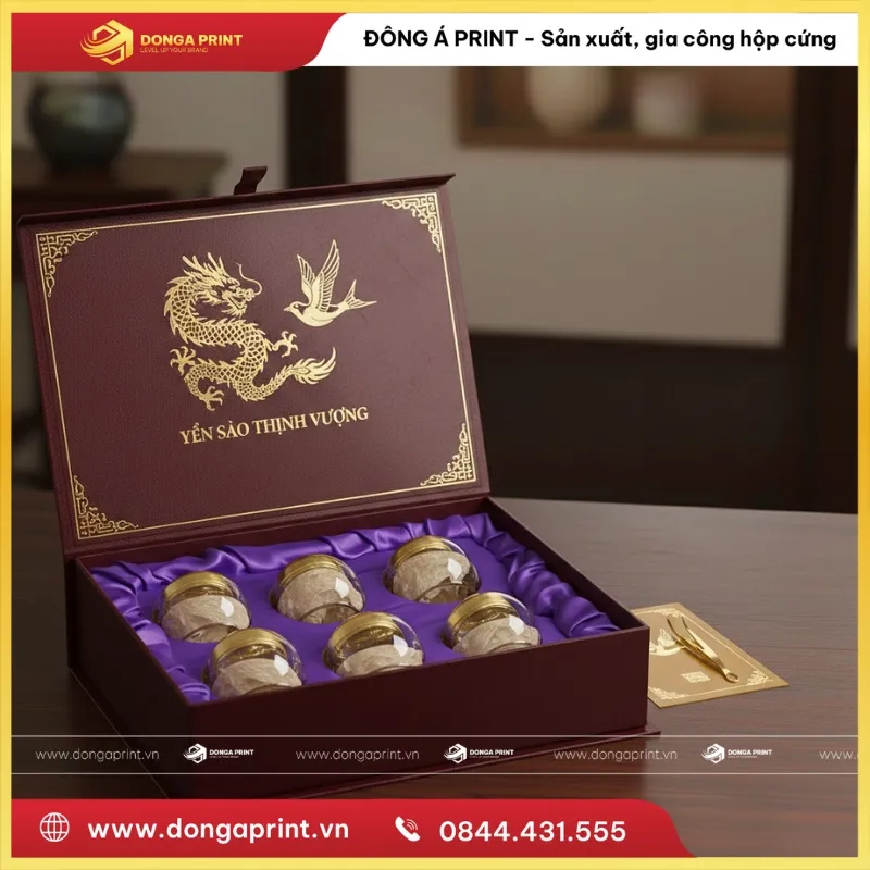 IN HỘP YẾN 50G 4 hộp yến 50g
