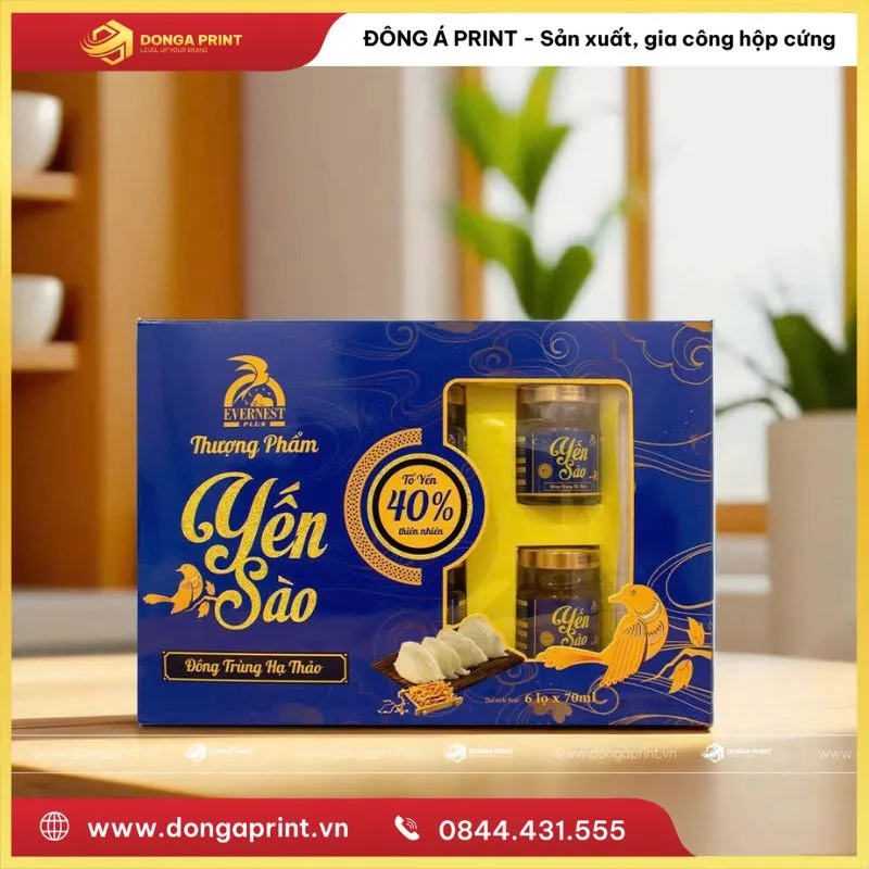 IN HỘP YẾN ĐÔNG TRÙNG HẠ THẢO 8 hộp yến đông trùng hạ thảo