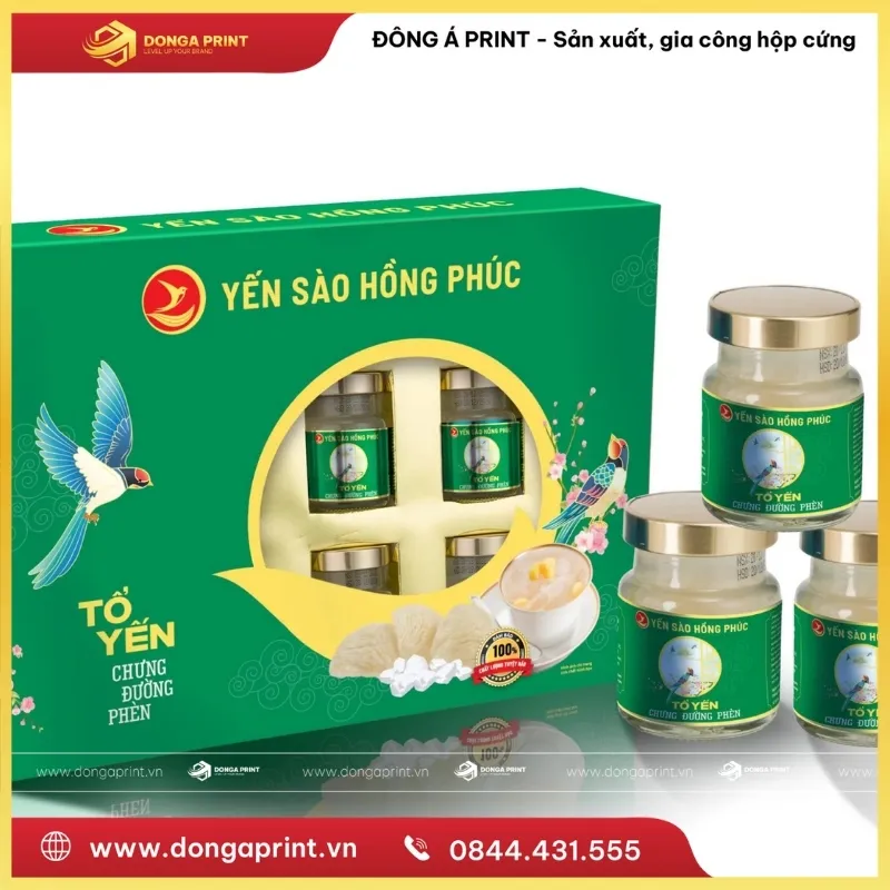 IN HỘP YẾN SÀO 6 HŨ 11 hộp yến sào 6 hũ