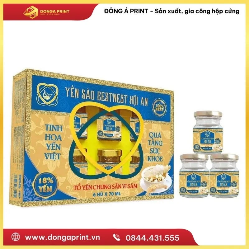 IN HỘP YẾN SÀO 6 HŨ 13 hộp yến sào 6 hũ