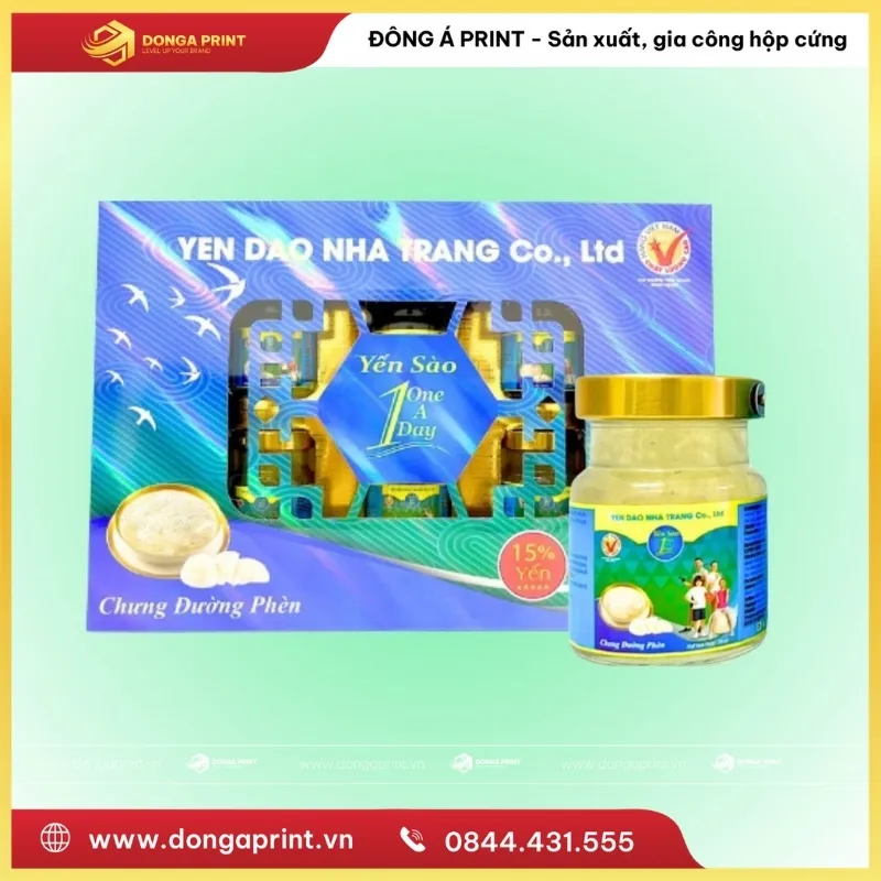 IN HỘP YẾN SÀO 6 HŨ 9 hộp yến sào 6 hũ