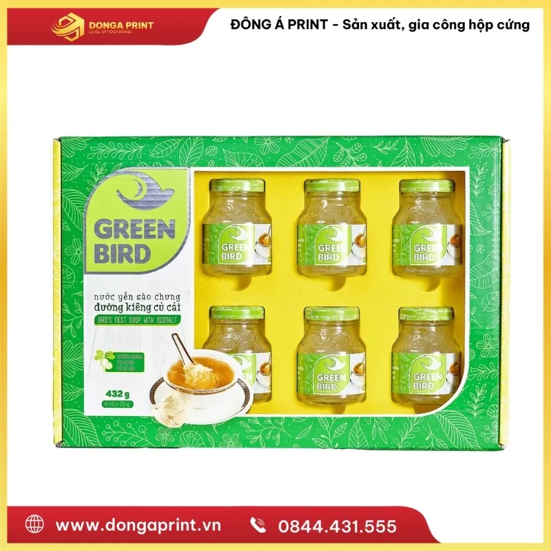 IN HỘP YẾN SÀO 6 HŨ 2 hộp yến sào 6 hũ