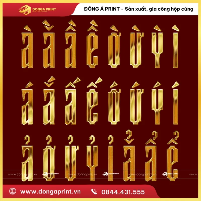 font chữ cho bao bì