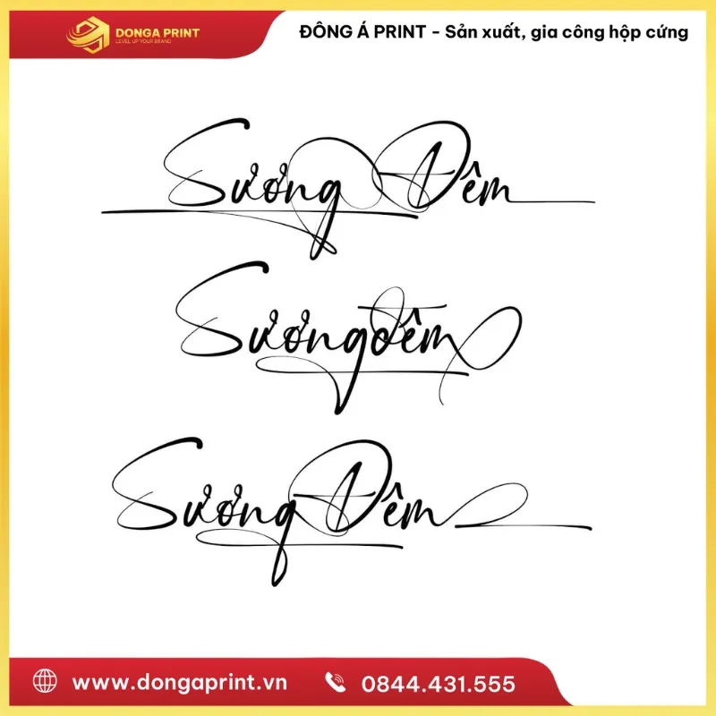 font chữ cho bao bì