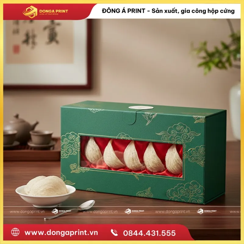 hộp yến bọc vải