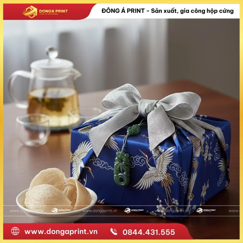 hộp yến bọc vải