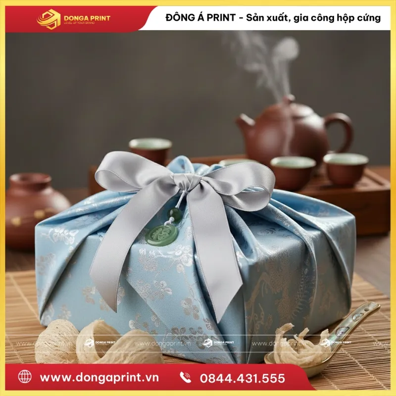 hộp yến bọc vải