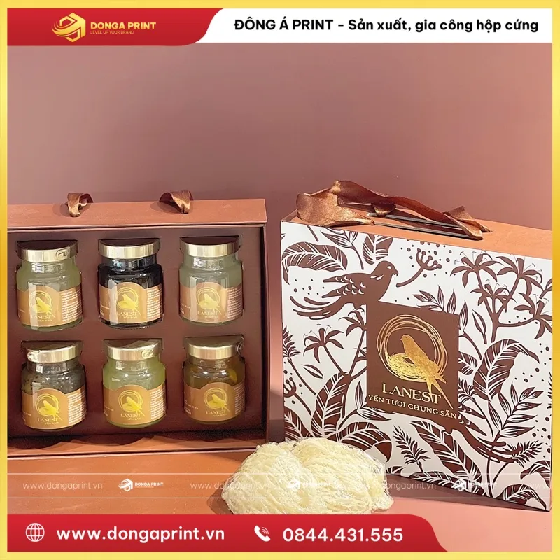 hộp giấy đựng hũ yến