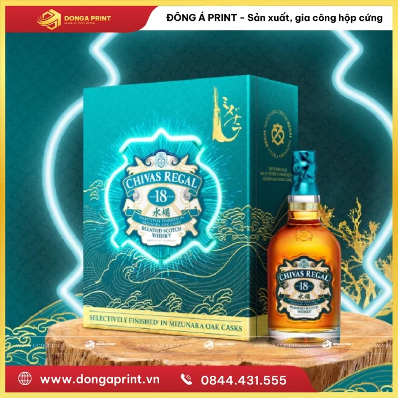 in hộp quà tết đựng rượu vang