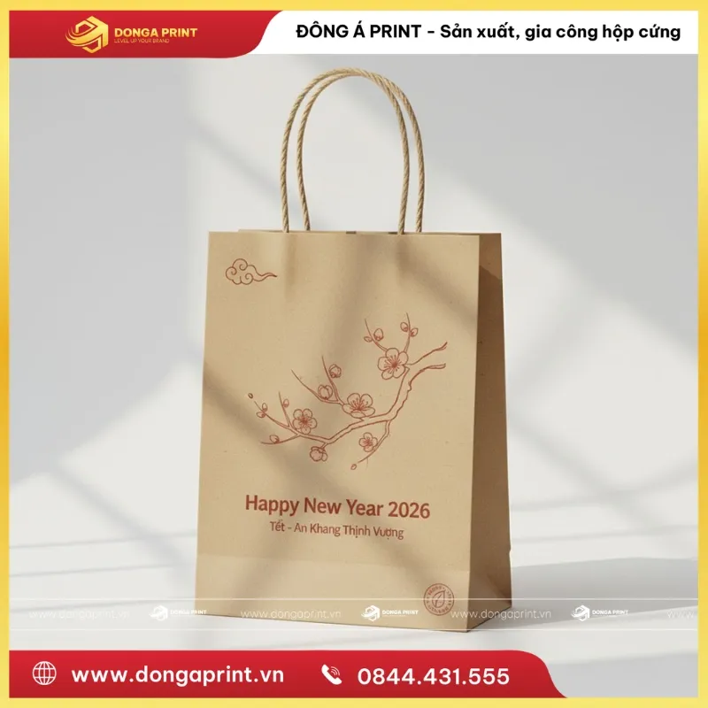 In túi giấy đựng quà Tết